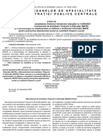 Ordin Pentru Modificarea Si Completarea Ordinului Ministrului Educatiei Nr. 6.0002021 - MATE