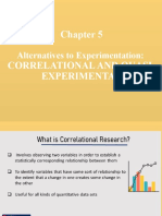 Chapter 5 CORRELATIONAL AND QUASI-EXPERIMENTAL