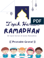 Topik Harian Ramadhan Ickkae