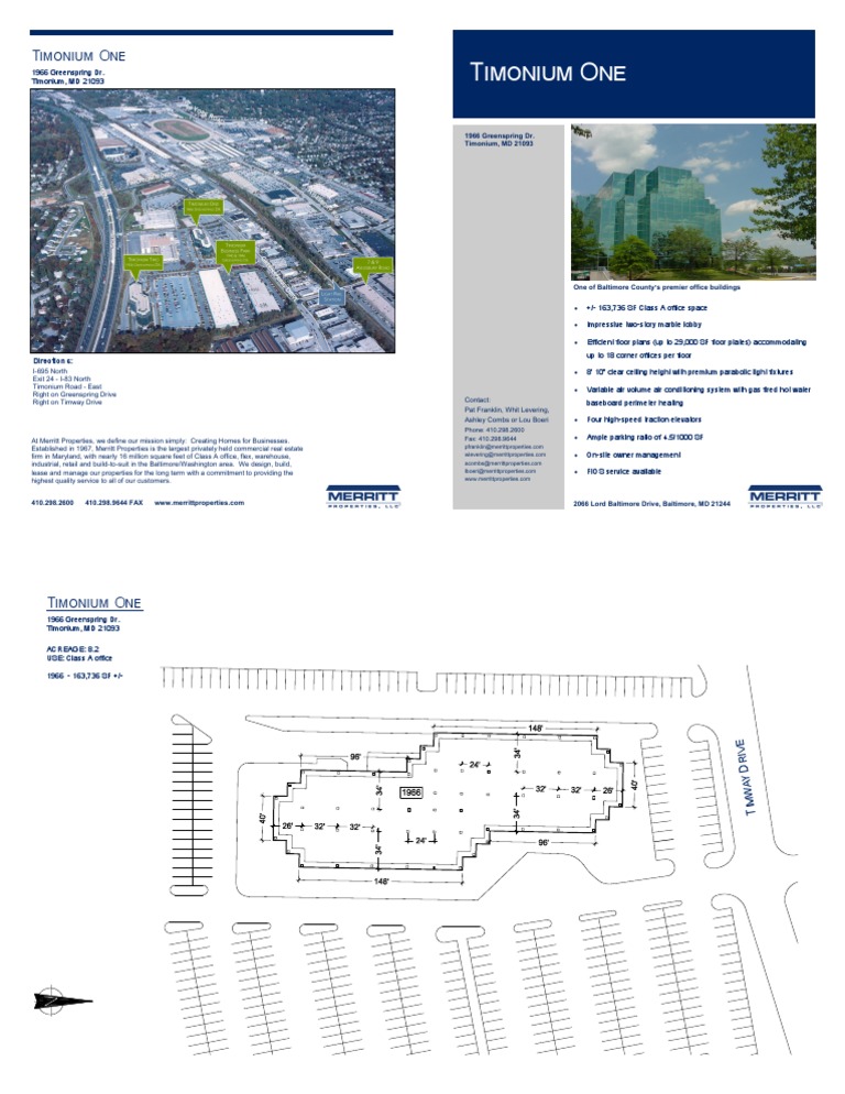 TD3 Timonium One Final Brochure | PDF