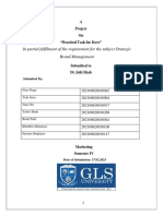 Project on “Practical Task for Dove” - Market Position