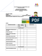 Lista de Cotejo Grupo 1