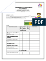 Lista de Cotejo Grupo 1