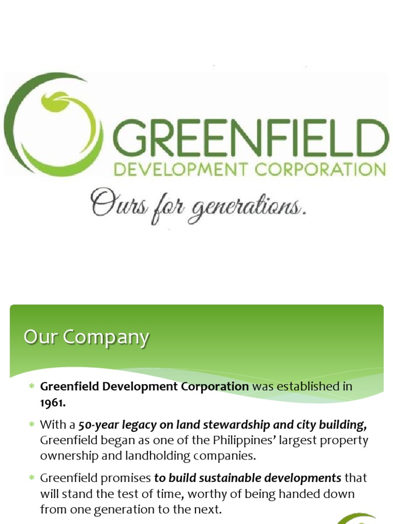 Greenfield Project Presentation PDF PDF Credit Card Sustainability