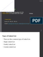 Week 5 Doubly Linked List