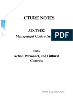 LN2-Action, Personnel and Cultural Controls