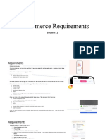 ECommerce Requirements