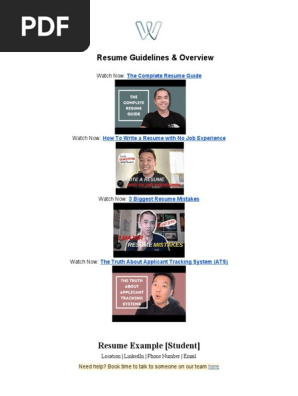 [MAKE A COPY] Wonsulting Resume Template + Resources