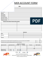 New Account Form PDF