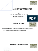 The Research Report Conducted