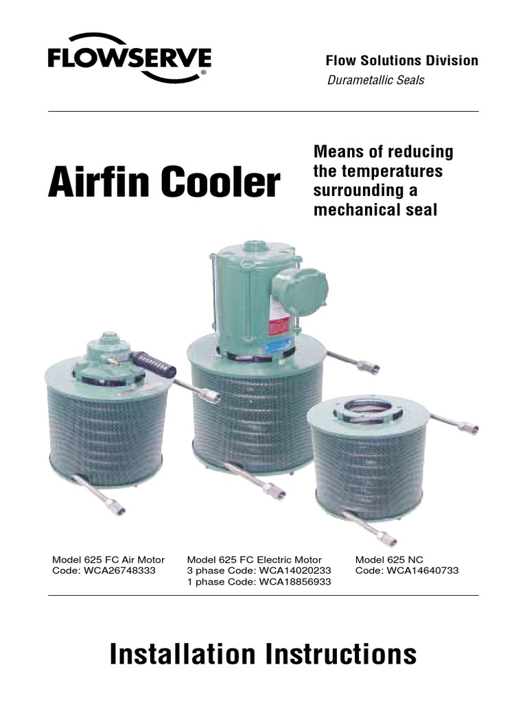 FIS154 Airfin Coolers PDF Pipe (Fluid Conveyance) Valve
