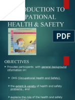 Introduction To Occupational Health & Safety