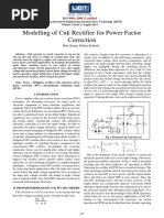 Cuk For Power Factor Correction