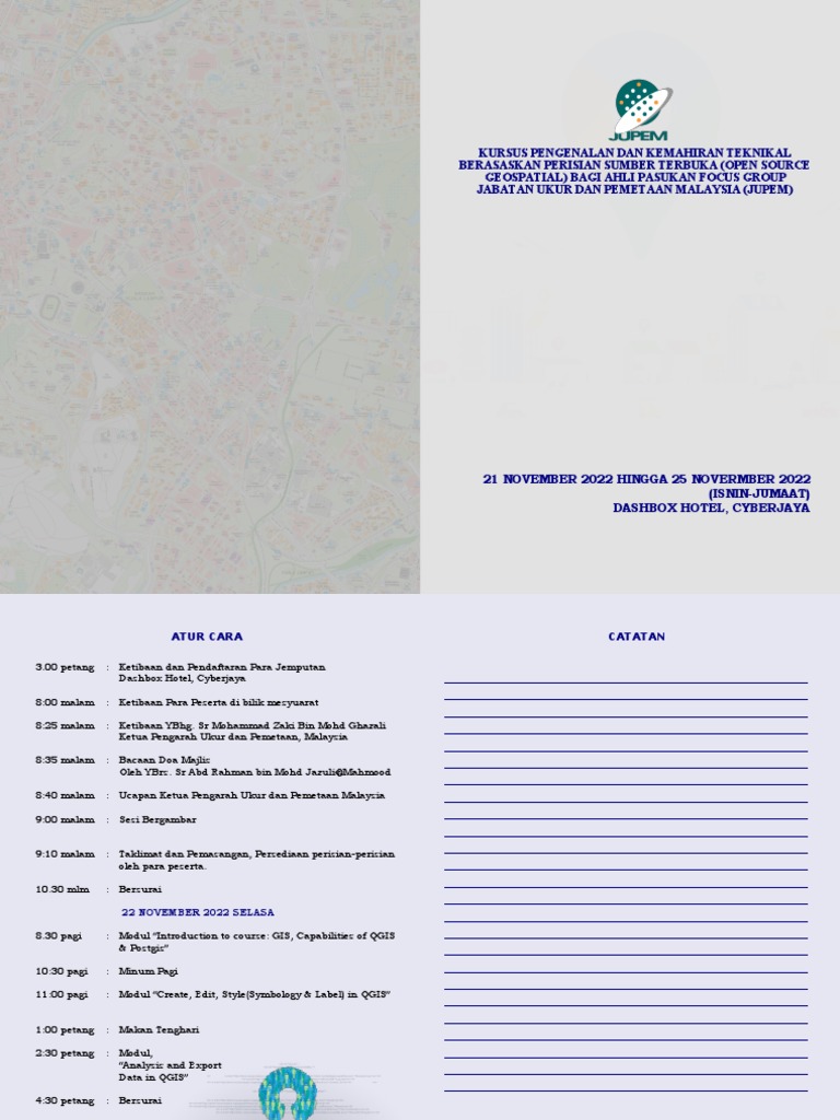 Kursus Teknikal GIS dan QGIS JUPEM | PDF