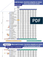 Horaires Adaptés Ligne 5