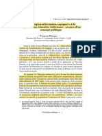 Régénérationnisme Espgnol Et Éducatif Bolivien