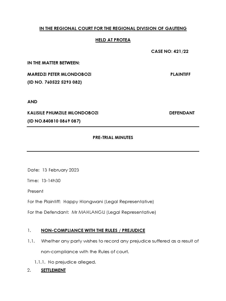 settlement-remains-a-possibility-key-issues-discussed-at-pre-trial