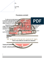 Prezentarea Societatii PDF