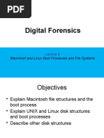 SCI4201 Lecture 8 - Macintosh and Linux Boot Processes and File Systems