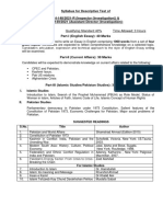Syllabus For Descriptive Exam - F.4-148-2021-R and F.4-149-2021-R PDF
