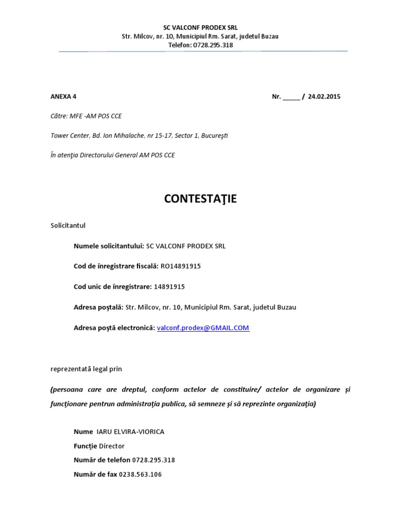 Contestatie | PDF