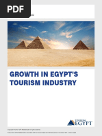 Growth in Egypt'S Tourism Industry 1