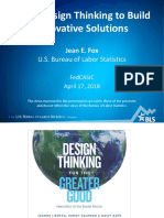 Using Design Thinking To Build Innovative Solutions: U.S. Bureau of Labor Statistics