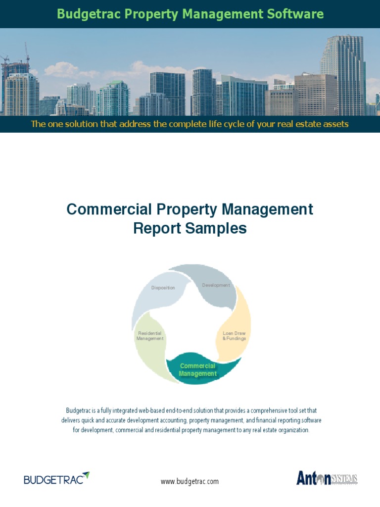 Budgetrac Reports Commercial-Property-Management | PDF | Property ...