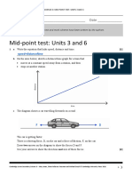 S8 - Mid-Point Test - 3 and 6 PDF
