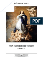 El Ritual Toma de Posesión Nuevo Párroco. PDF 2023.