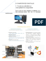 L 1 - Fisa PT Copii - Ce Este Un Calculator Si Care Sunt Partile Lui Componente