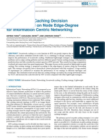 A Lightweight Caching Decision Strategy Based On Node Edge-Degree For Information Centric Networking