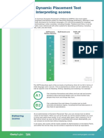 Dynamicplacementtest Intepreting Score PDF