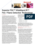 Superior FSX WideBand IR Fire Flame Detection Technology