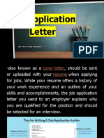 Job Application Letter