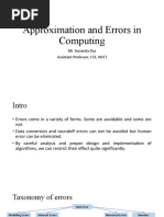 Approximation and Errors in Computing