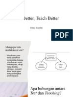 MENINGKATKAN PENGAJARAN DENGAN TEST