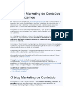 Marketing de Conteudo