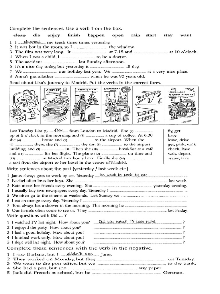 Past Simple | PDF