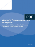 Promotion of Females Within The Workplace - Kings College London