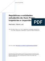Machado, Otavio Luiz. (2013) - Republicas e Entidades Estudantis de Ouro Preto Trajetorias e Importancia PDF