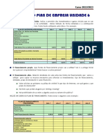 Contido Plan de Empresa - Tema 6 PDF