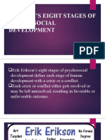 Lesson 4 ERIKSONS EIGHT STAGES OF PSYCHOSOCIAL DEVELOPMENT