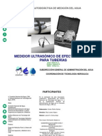 Medidor ultrasónico de efecto Doppler