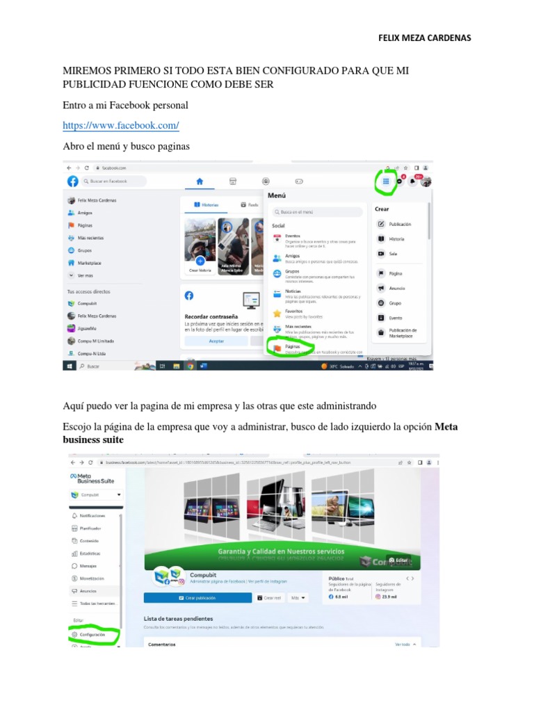 Configuración de Publicidad en Facebook | PDF | Marketing | Publicidad
