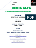 Academia Alfa - Test 2 Matemáticas 04 PDF
