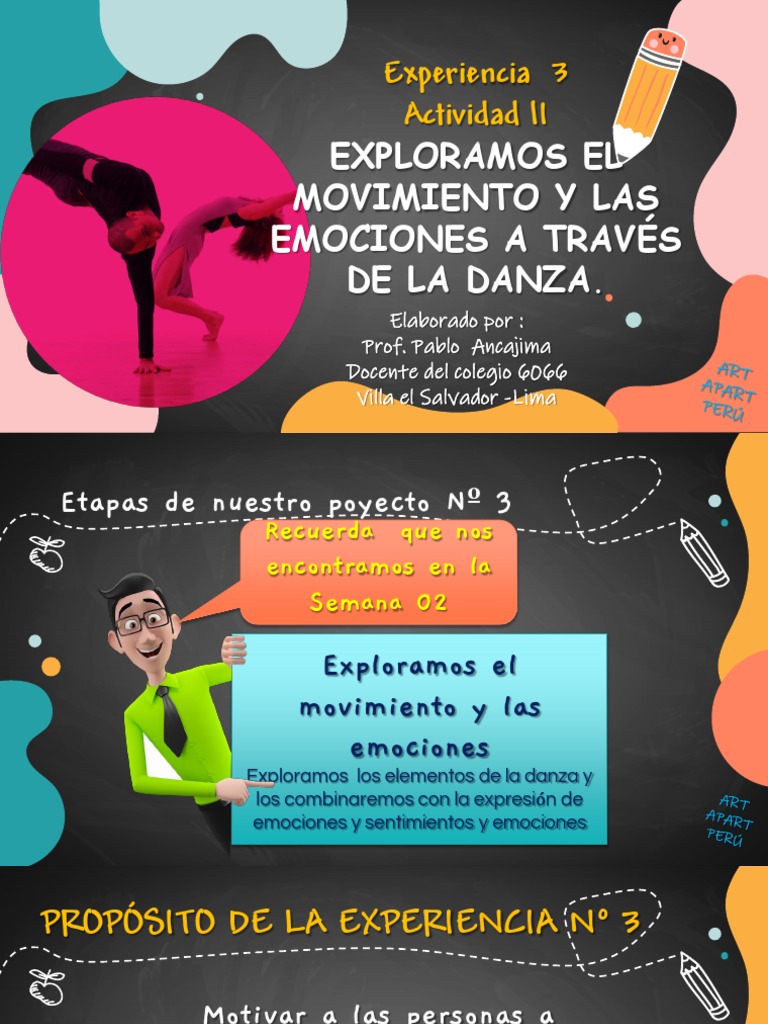 Danza y Emociones: Proyecto Educativo | PDF | Las emociones | Bailes