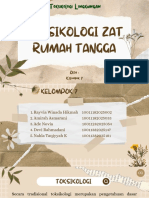 Kelompok 7 - Toksikologi Zat Rumah Tangga