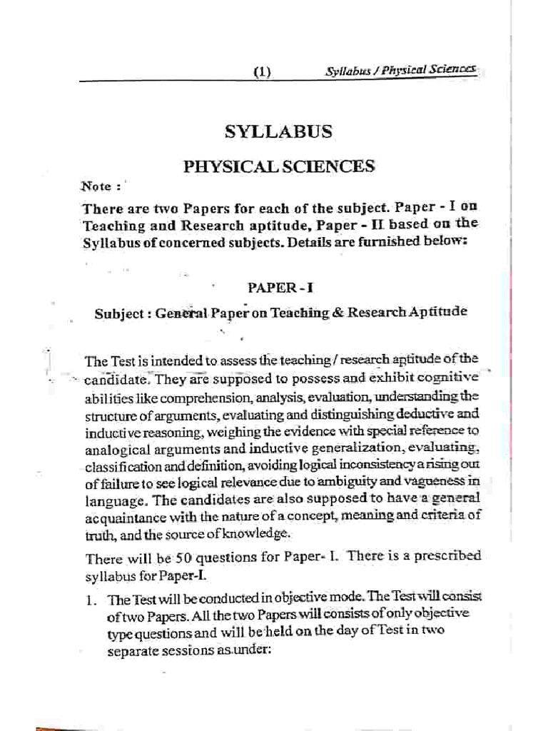 Physical Sciences | PDF