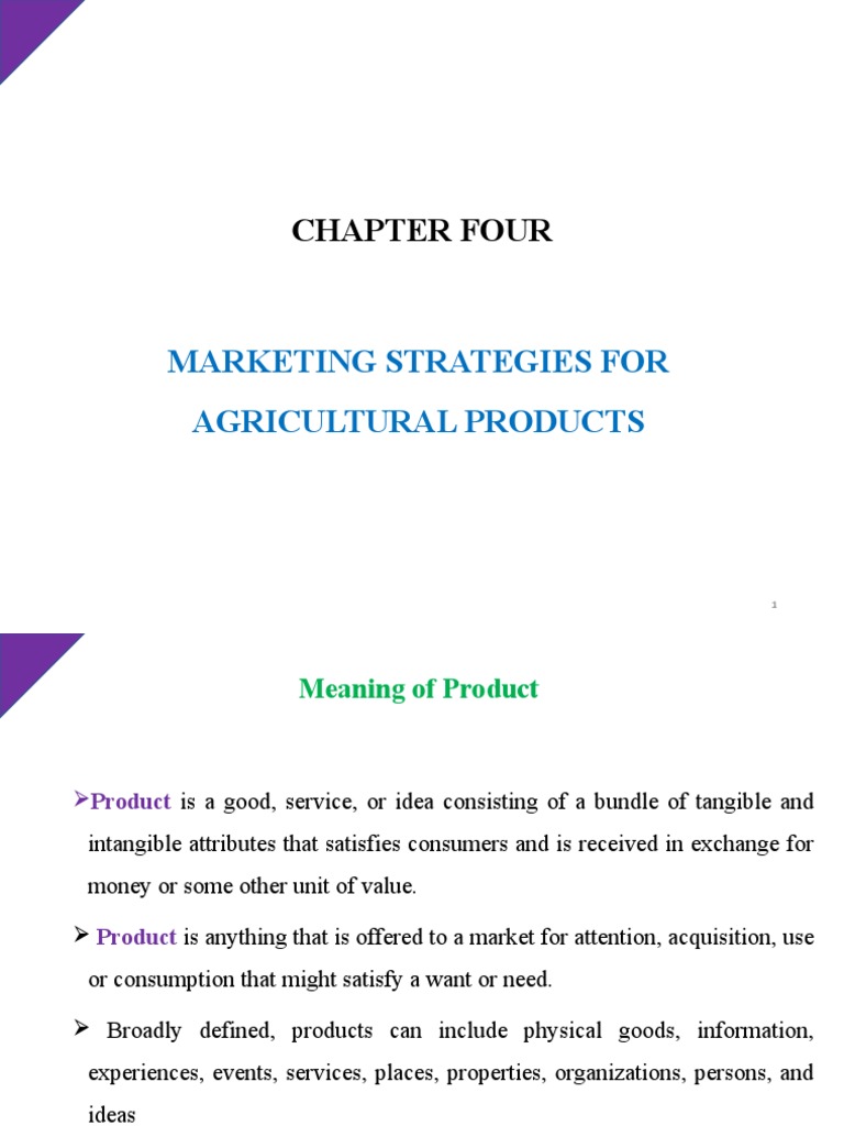 Marketing Strategies for Agricultural Products | PDF | Brand | Product ...